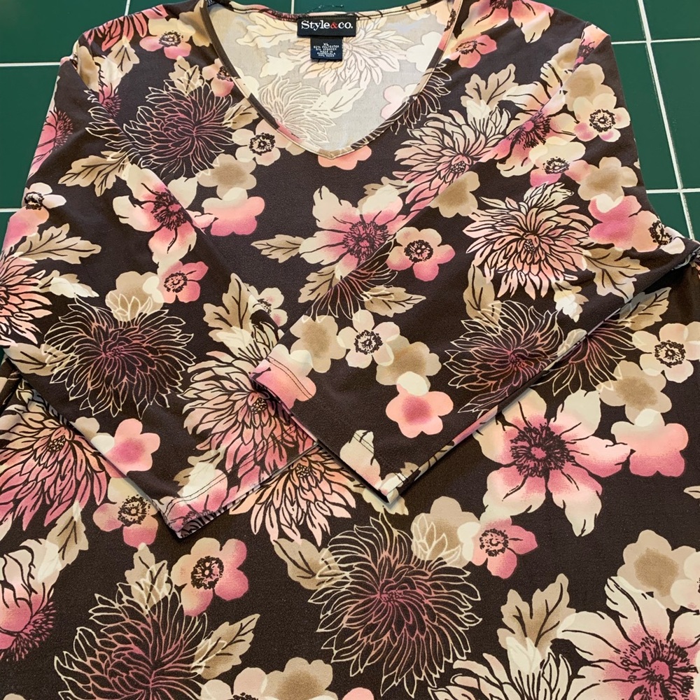 Style & Co V-Neck Top